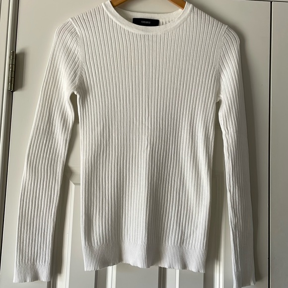 Forever 21 Sweaters - Forever 21 White Sweater NWOT